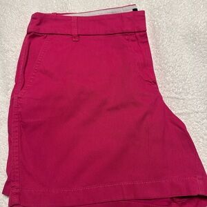 J. Crew Hot Pink 5” Chino